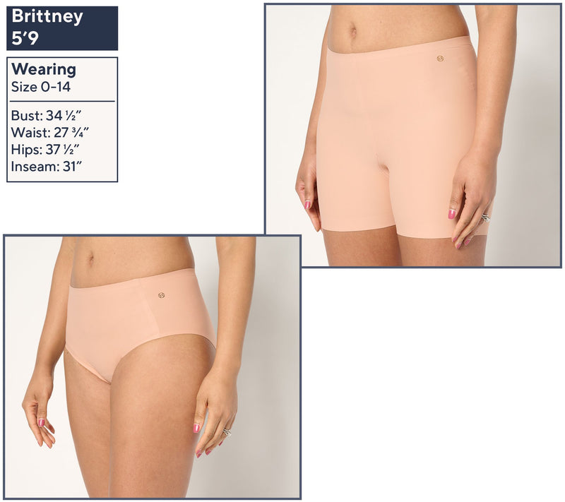 Evelyn & Bobbie Full Brief Panty and Slip Short Set of 2 — View 2