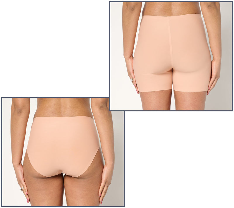 Evelyn & Bobbie Full Brief Panty and Slip Short Set of 2 — View 3