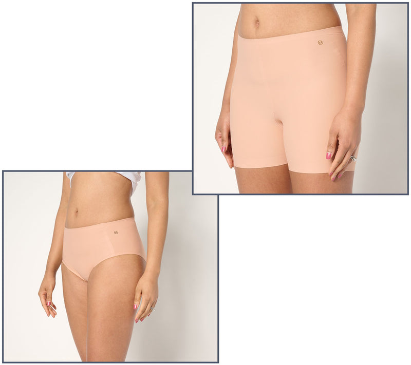 Evelyn & Bobbie Full Brief Panty and Slip Short Set of 2 — Main view