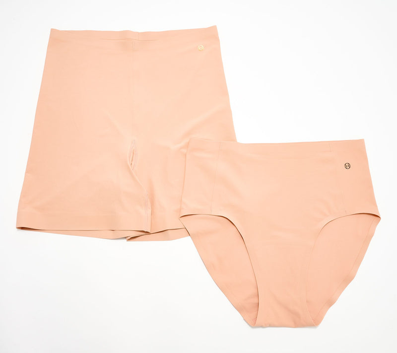 Evelyn & Bobbie Full Brief Panty and Slip Short Set of 2 — View 13