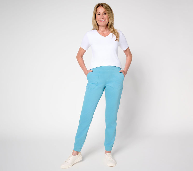 Denim & Co. Petite Comfy Knit Air Pull-On Jogger — View 11