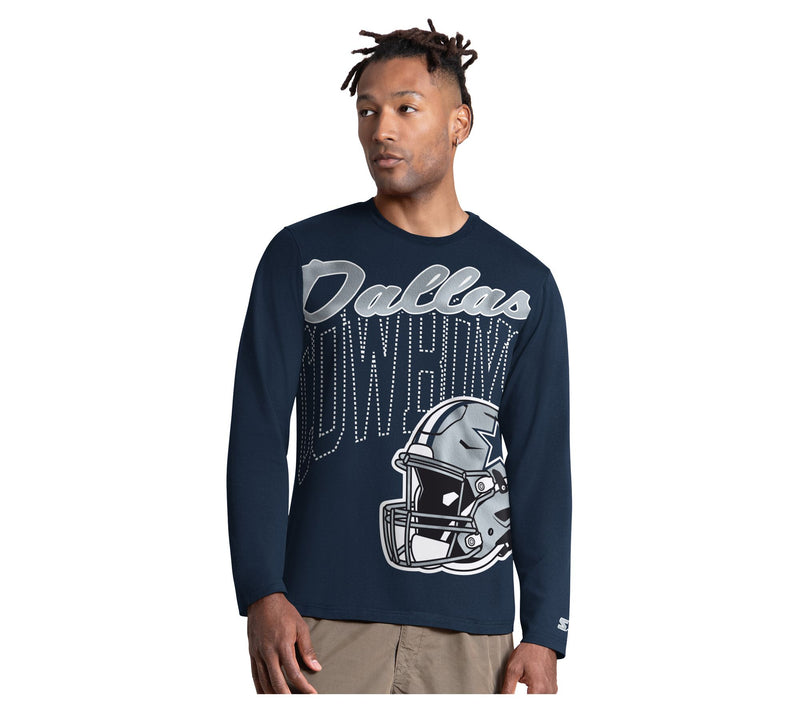 NFL Officially Licensed Dallas Men's Starter Long Sleeve Extreme Tee — Main view