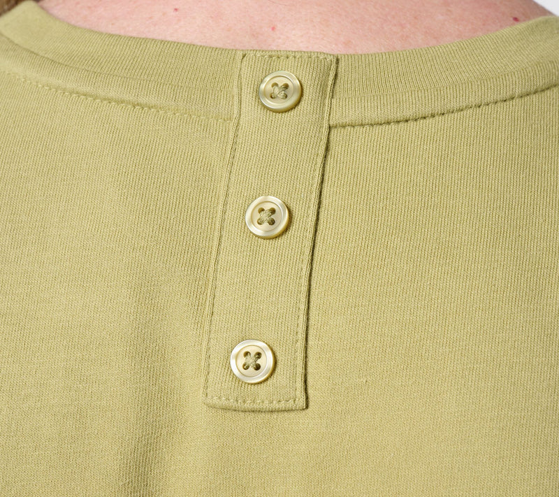 Denim & Co. Essentials True Cotton Elbow Sleeve Crew Neck Top — View 6