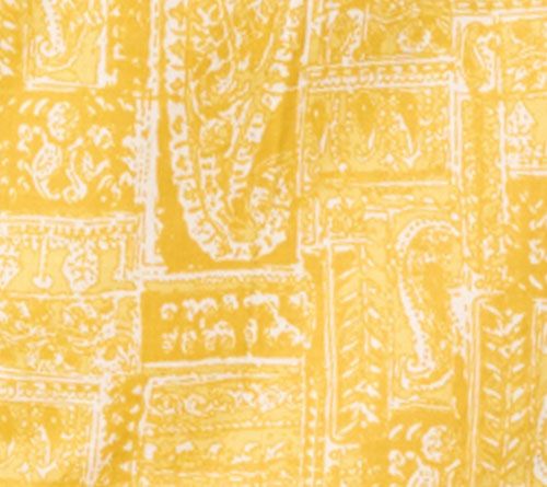 LOGO by Lori Goldstein 100% Cotton Printed Tie Neck Blouse — View 10