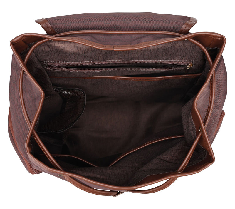 ELLE Eleganza Monogram Backpack — View 3