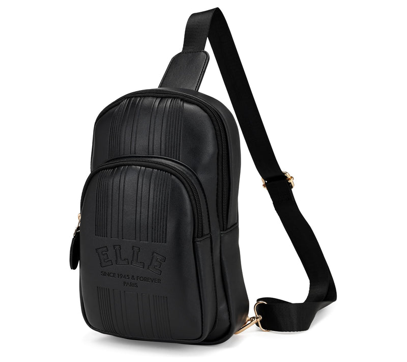 ELLE Roamer Vegan Leather Chic Crossbody SlingBag — Main view