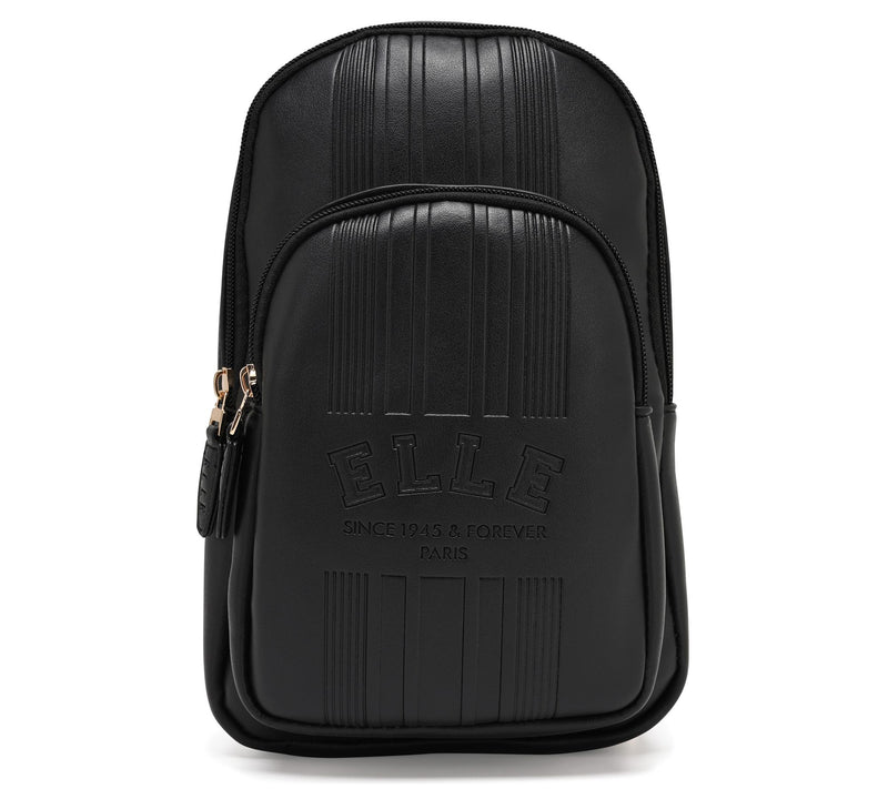 ELLE Roamer Vegan Leather Chic Crossbody SlingBag — View 6