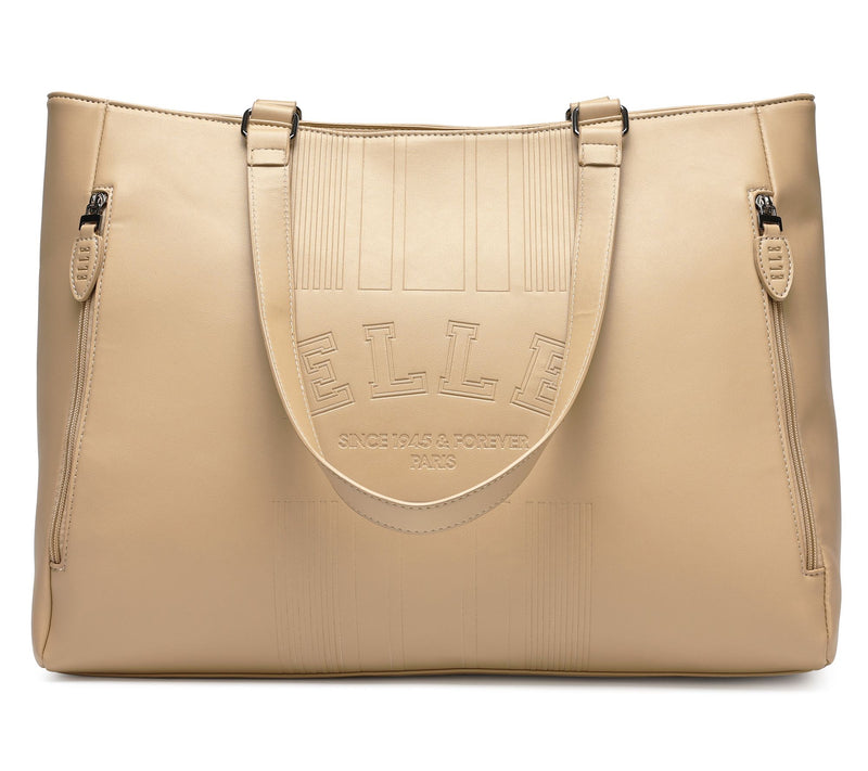 ELLE Roamer Vegan Leather Weekender Tote Bag — View 12