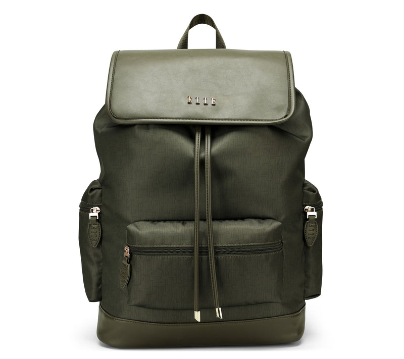 ELLE Wayfarer Monogram Travel Backpack — View 3