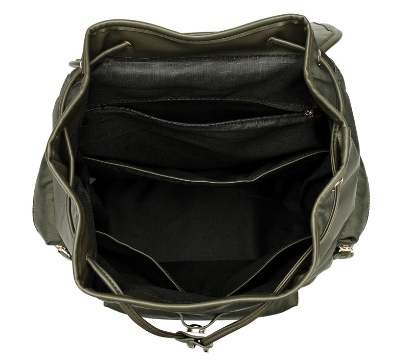 ELLE Wayfarer Monogram Travel Backpack — View 7