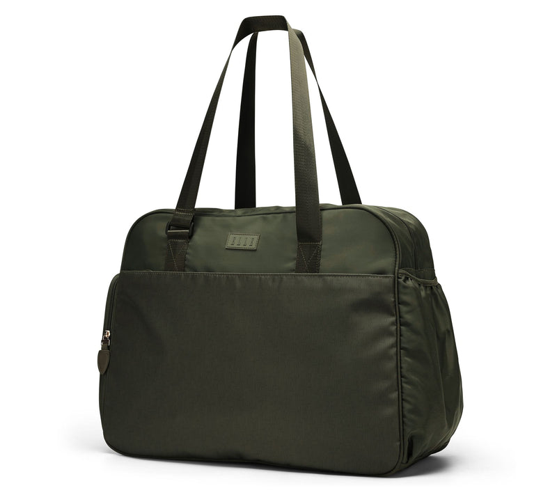 ELLE Wayfarer Monogram Weekender Duffel Bag — View 10