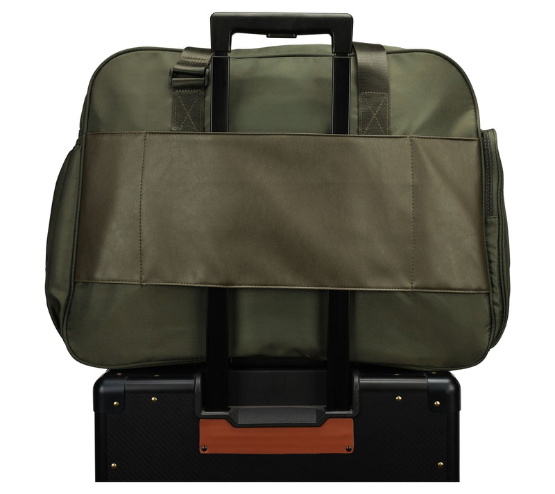 ELLE Wayfarer Monogram Weekender Duffel Bag — View 8