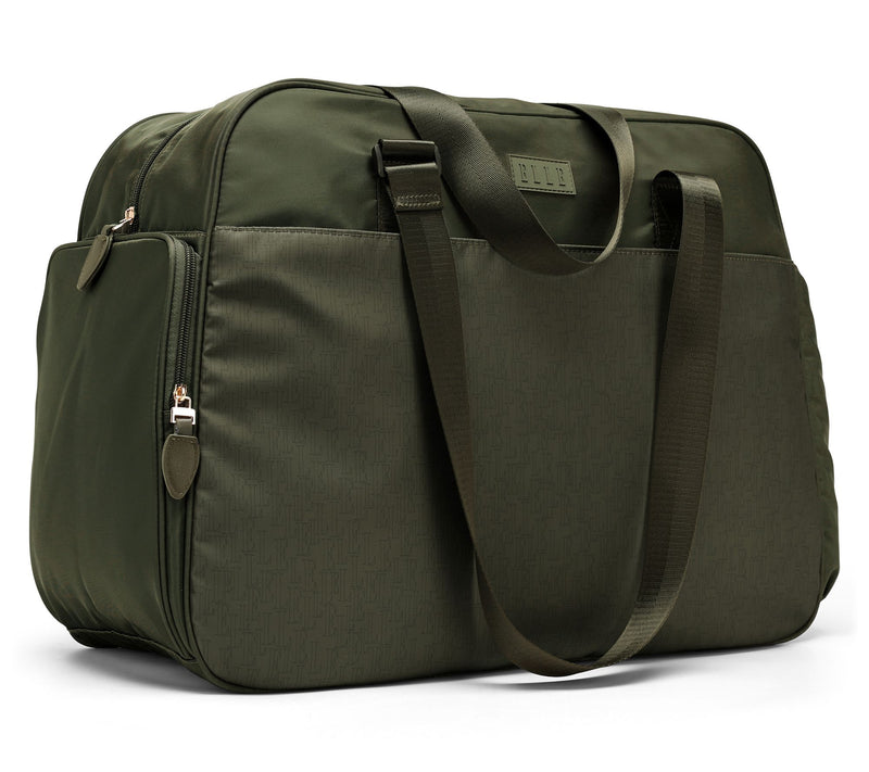 ELLE Wayfarer Monogram Weekender Duffel Bag — View 12