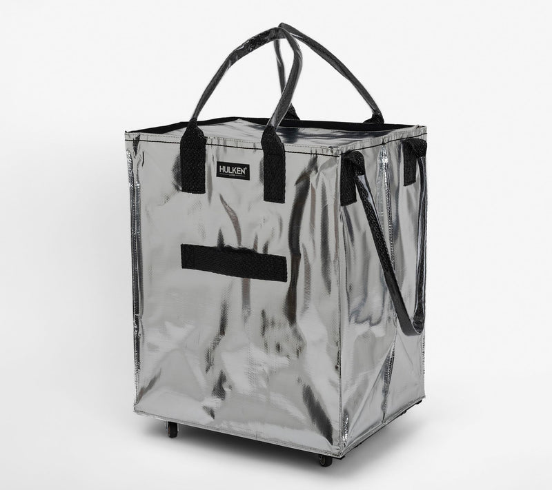 Hulken Large Rolling Tote Bag with Zip Top & Button Closure — View 11
