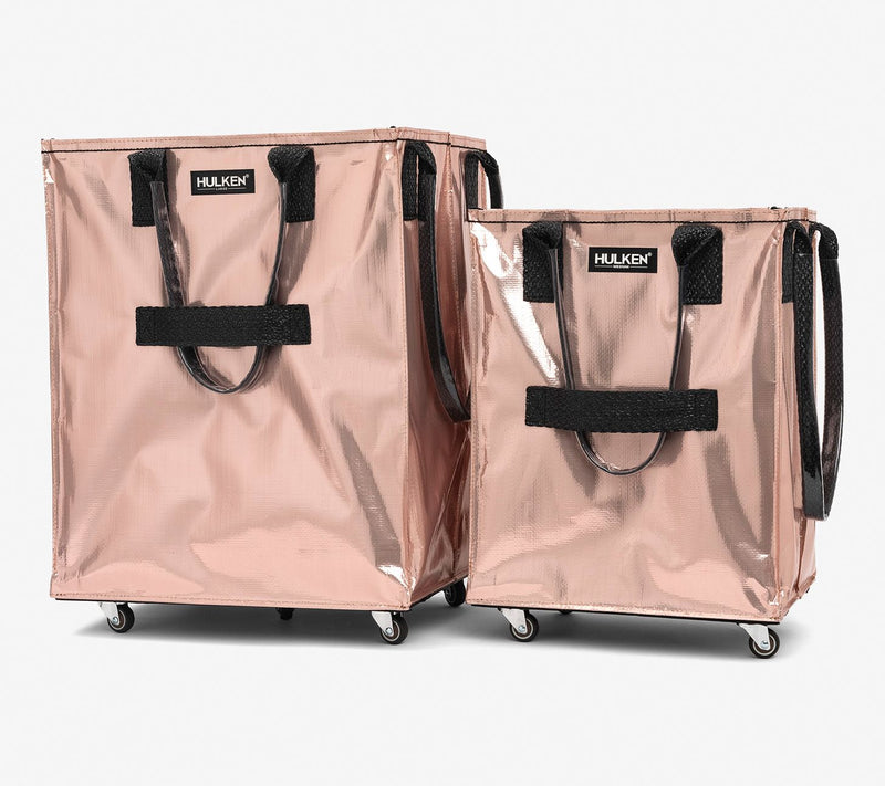 Hulken Large Rolling Tote Bag with Zip Top & Button Closure — View 14