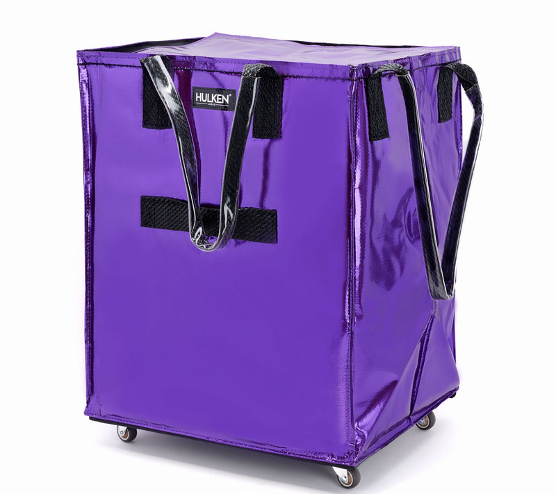 Hulken Large Rolling Tote Bag with Zip Top & Button Closure — View 23