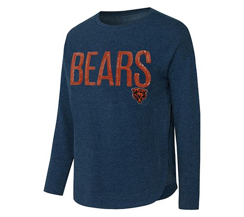 NFL Officially Licensed Women's Sequin Text Pullover — View 3