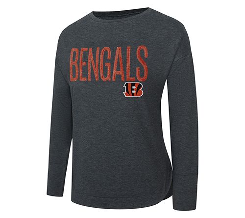 NFL Officially Licensed Women's Sequin Text Pullover — View 4