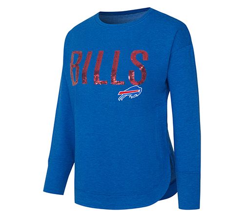 NFL Officially Licensed Women's Sequin Text Pullover — View 5