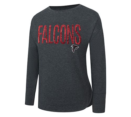 NFL Officially Licensed Women's Sequin Text Pullover — View 16