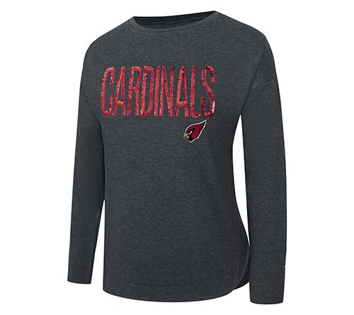 NFL Officially Licensed Women's Sequin Text Pullover — View 9