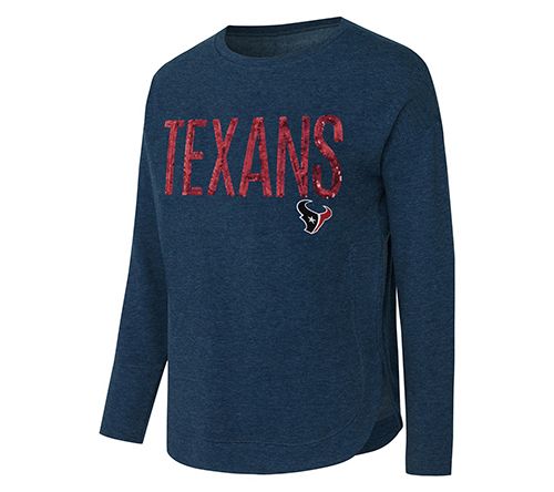 NFL Officially Licensed Women's Sequin Text Pullover — View 31