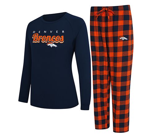 NFL Officially Licensed Women's Long Sleeve Tee Pajama Set — View 5