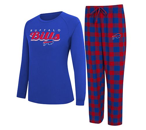 NFL Officially Licensed Women's Long Sleeve Tee Pajama Set — View 4