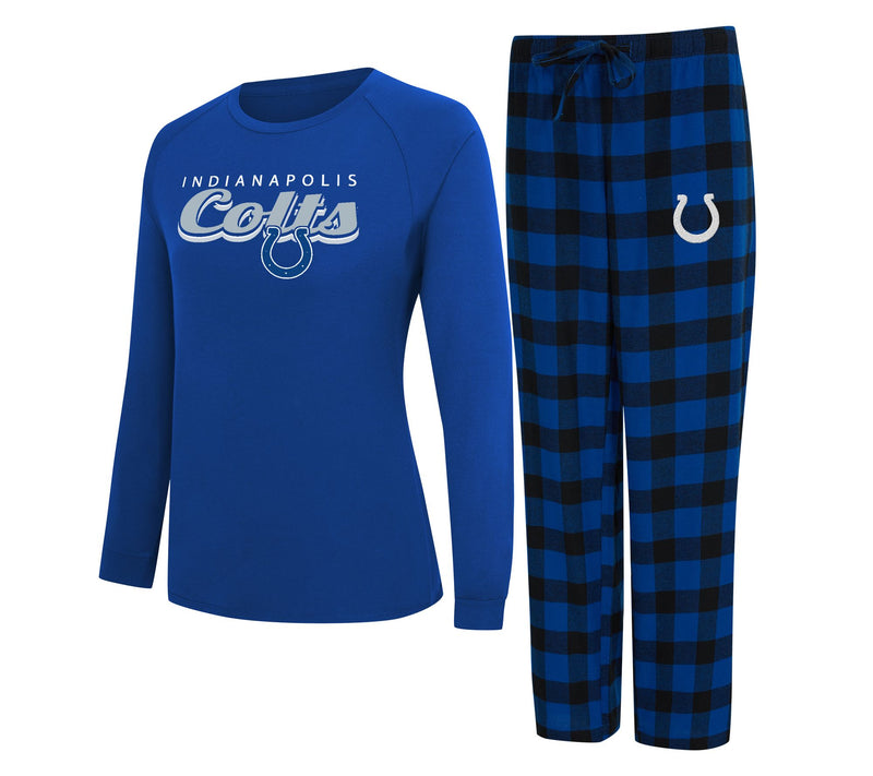 NFL Officially Licensed Women's Long Sleeve Tee Pajama Set — View 10
