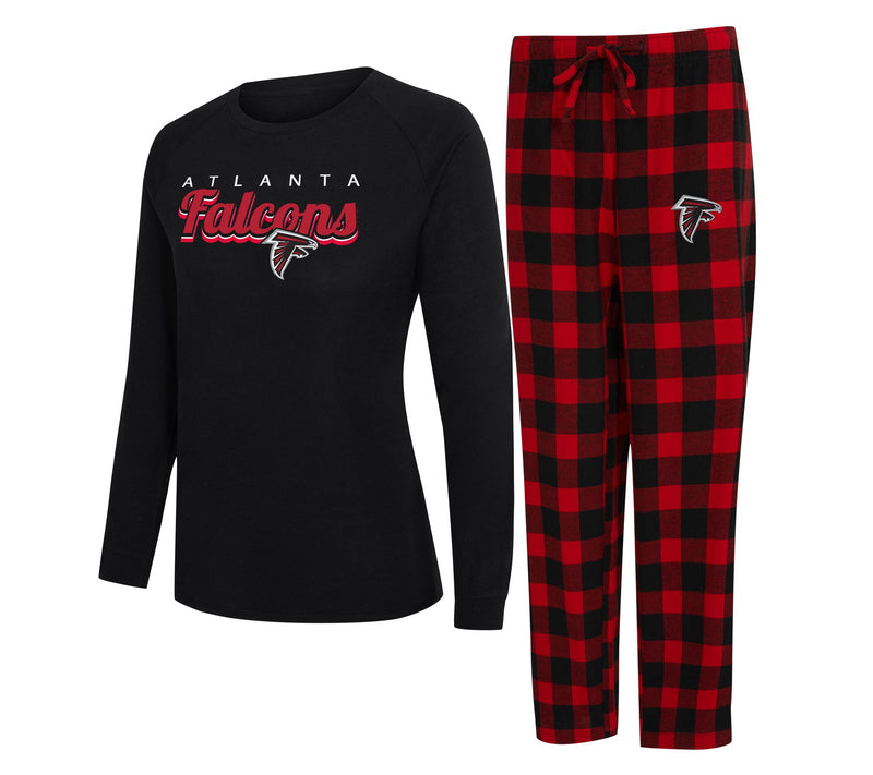 NFL Officially Licensed Women's Long Sleeve Tee Pajama Set — View 14