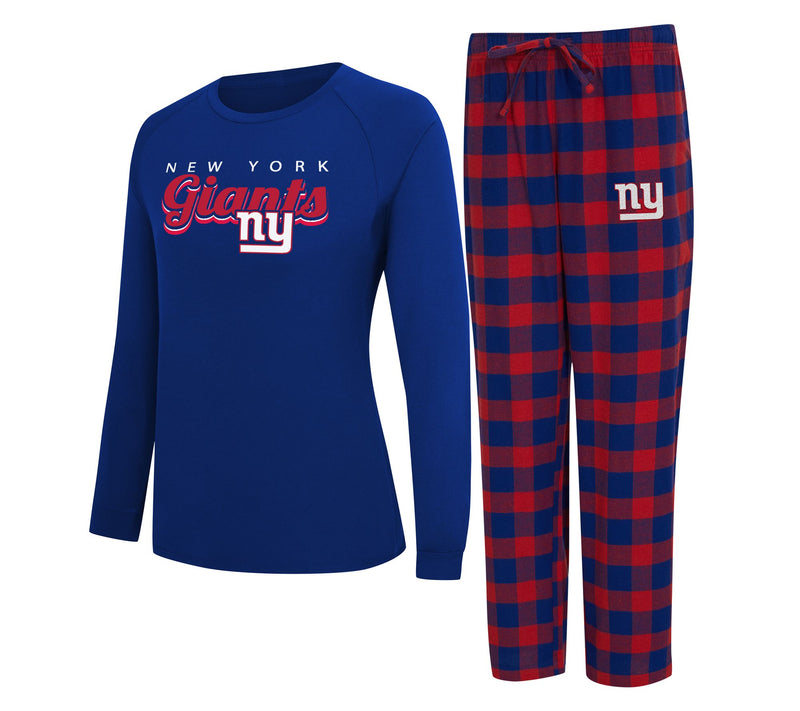 NFL Officially Licensed Women's Long Sleeve Tee Pajama Set — View 15