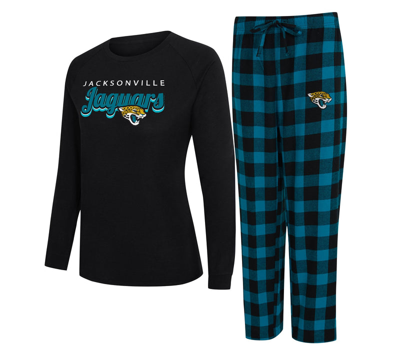 NFL Officially Licensed Women's Long Sleeve Tee Pajama Set — View 16