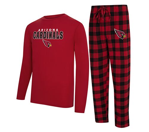 NFL Officially Licensed Men's Long Sleeve Tee Pajama Set — View 9