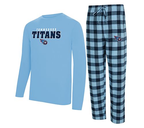 NFL Officially Licensed Men's Long Sleeve Tee Pajama Set — View 29