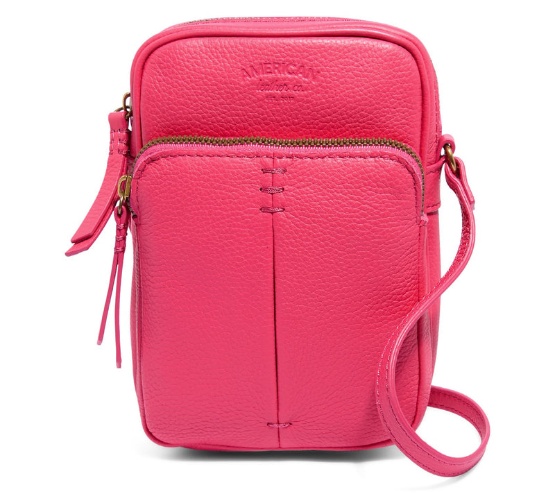 American Leather Co. Cleveland Leather Crossbody Bag — View 3