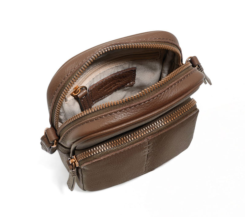 American Leather Co. Cleveland Leather Crossbody Bag — View 46