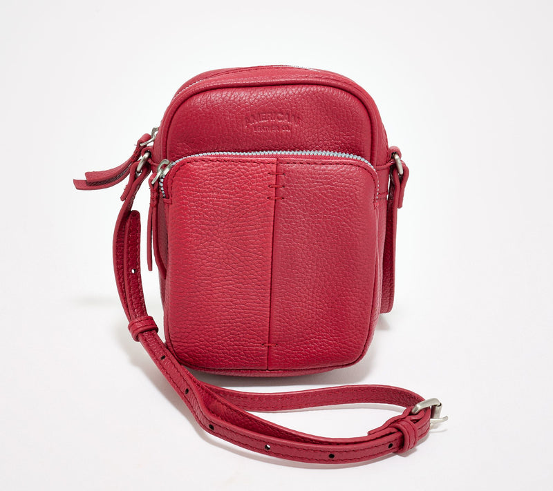 American Leather Co. Cleveland Leather Crossbody Bag — View 33