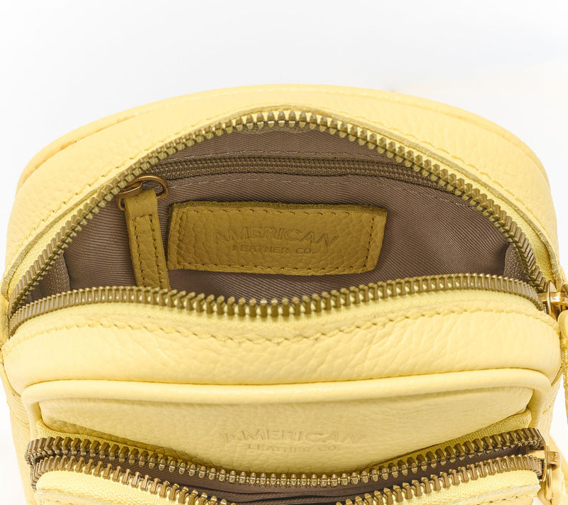 American Leather Co. Cleveland Leather Crossbody Bag — View 45