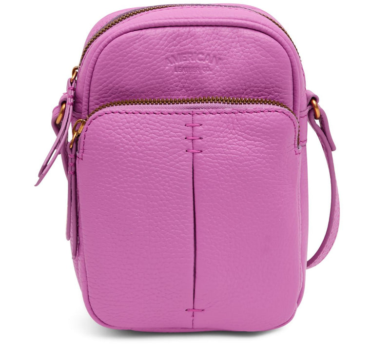 American Leather Co. Cleveland Leather Crossbody Bag — View 35