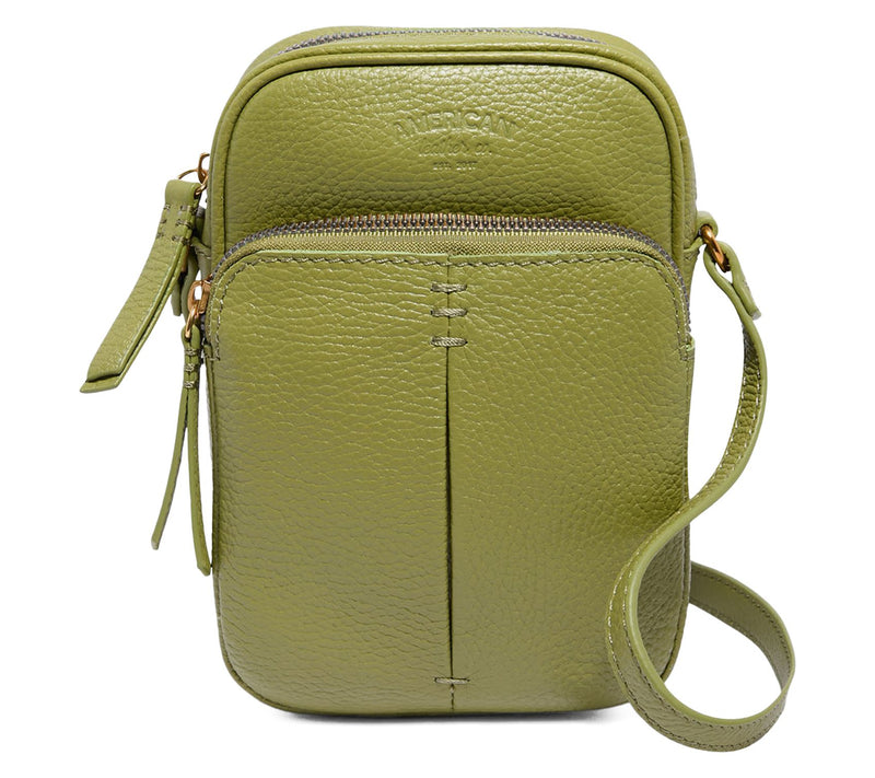 American Leather Co. Cleveland Leather Crossbody Bag — View 17