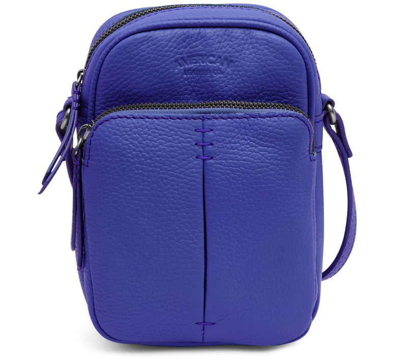 American Leather Co. Cleveland Leather Crossbody Bag — View 41