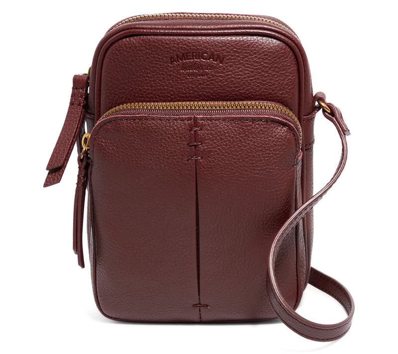 American Leather Co. Cleveland Leather Crossbody Bag — View 7