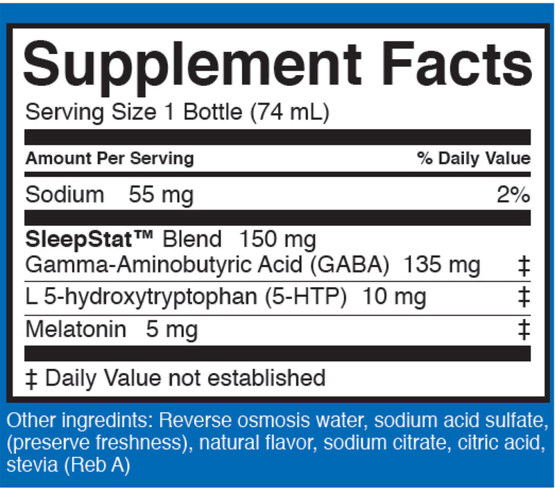 Dreamwater Sleep Shots (16) 2.5-oz Melatonin Blend Drinks — View 5