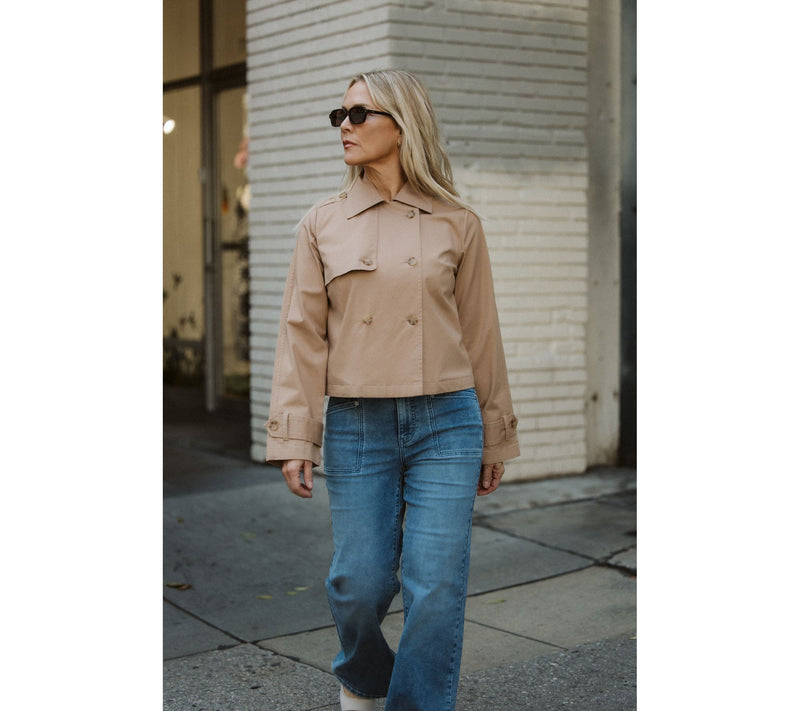 Me by Jennie Garth Regular Repreve Wide Leg Jeans- Indigo — View 4