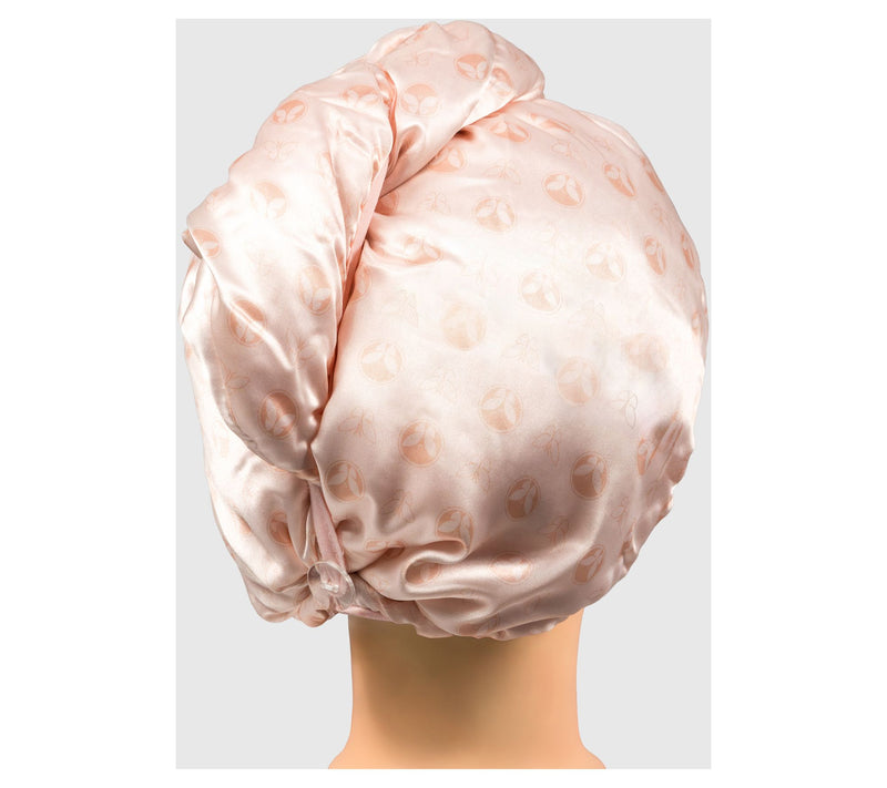 Calista Duet Satin Microfiber Hair Towel 2 Piece Set — View 5