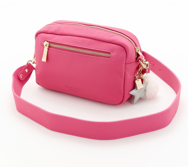 Pom Pom London Leather Chiswick Cargo Crossbody w/ Accessories — View 16