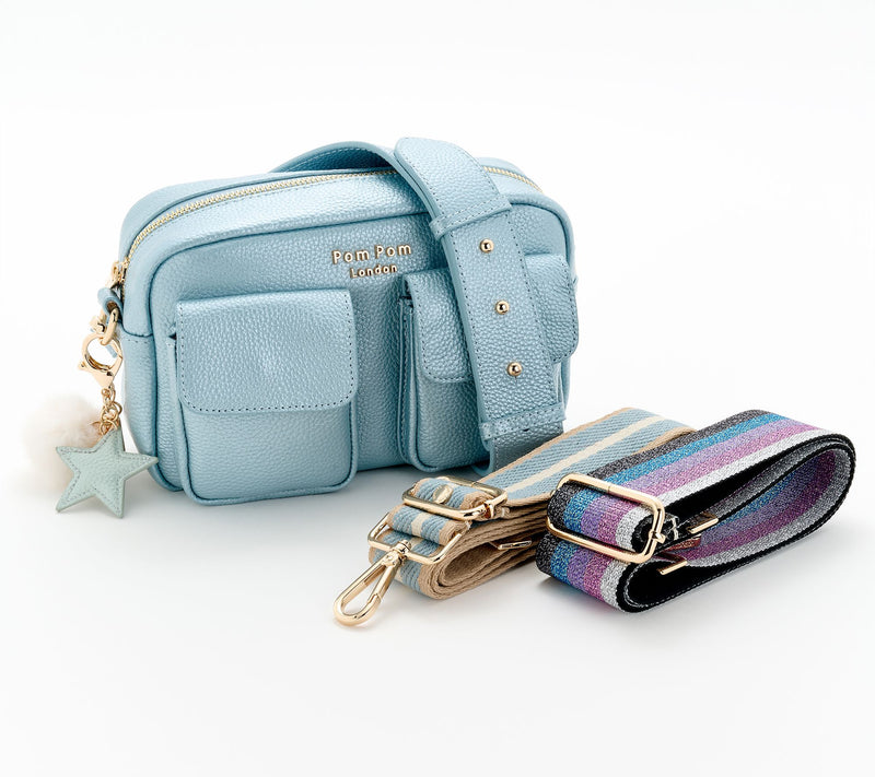 Pom Pom London Leather Chiswick Cargo Crossbody w/ Accessories — View 13