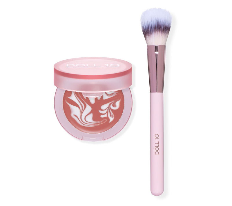 Doll 10 Serum Swirl Cream to Powder Blush with Brush — Main view