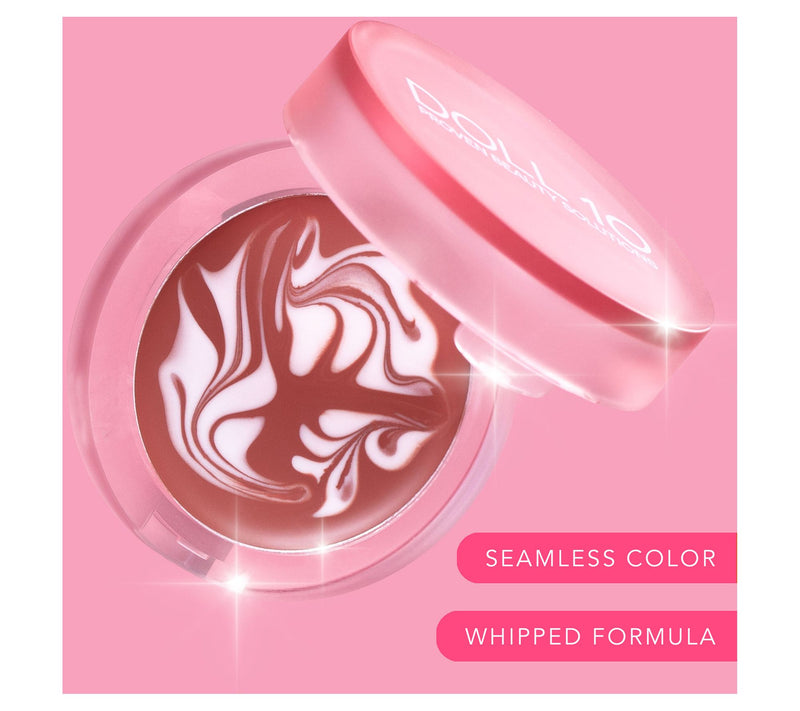 Doll 10 Serum Swirl Cream to Powder Blush with Brush — View 3