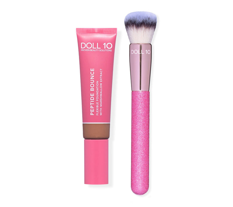 Doll 10 Peptide Flex Foundation with Brush — View 21